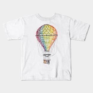 Vintage Hot Air Balloon Kids T-Shirt